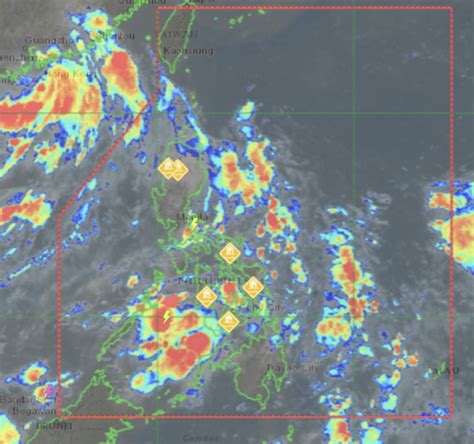 Pagasa Rainy Thursday In The Visayas Bicol Region Zambo Peninsula