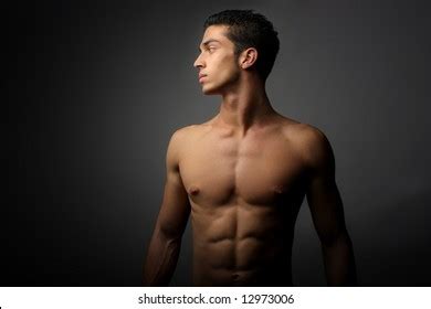 Profile Man Naked Stock Photo 12973006 Shutterstock