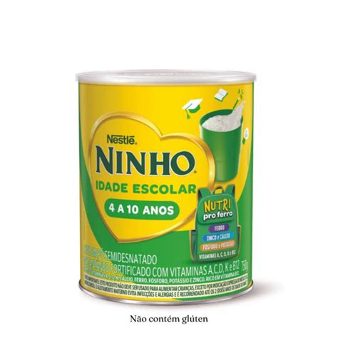 Nestle Ninho Idade Escolar - 4 a 10 anos 750g | Shopee Brasil
