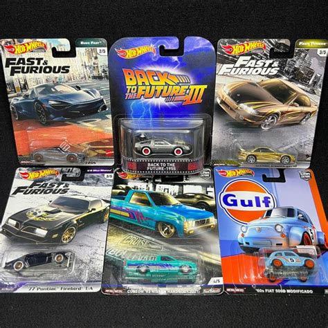 Hot Wheels Premium โมเดลรถเหลก ฮอทวล พรเมยม ทองเหลกลอยาง