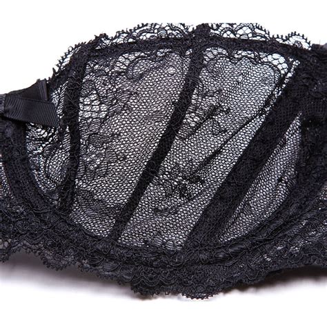 Half Cup Sexy Women Bras Perspective Brassiere Lace Sheer Lingerie Underwear Bh Ebay