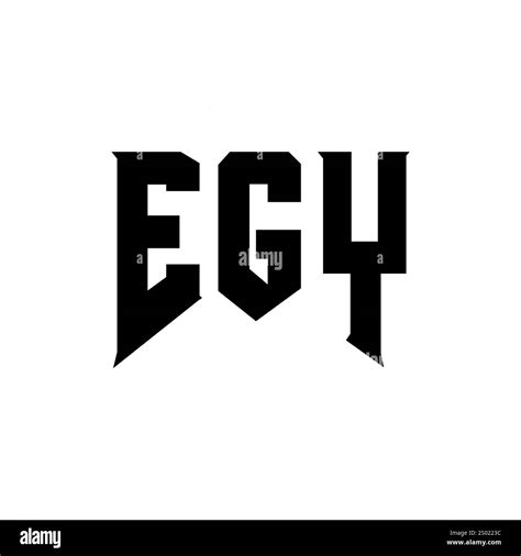 Egy Letter Logo Design For Technology Company Egy Logo Design Black