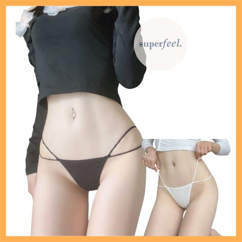 Jual SFL CELANA DALAM SEXY THONG WANITA DUA 2 TALI SOFT LINGERIE CD SEKSI KOLOR PEREMPUAN G