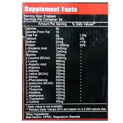 Mega Sport Amino Hardcore Maxima Nutrition