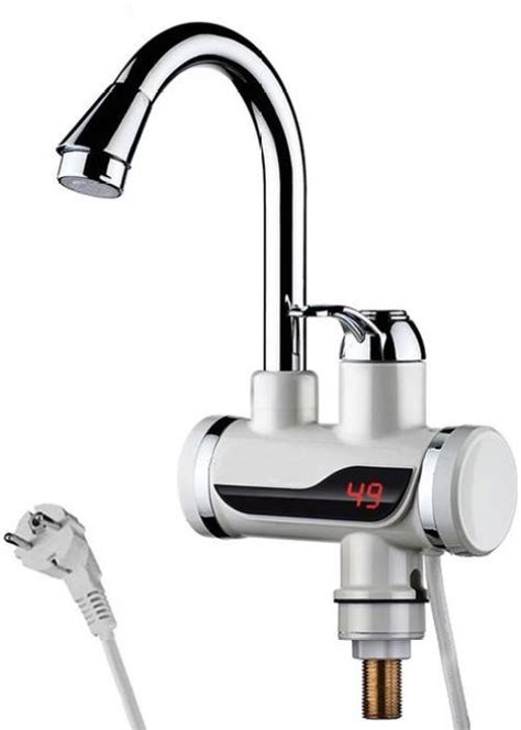 Electric Kitchen Water Heater Tap Instant Hot Water Faucet Heater Cold Heating Faucet Tank Less