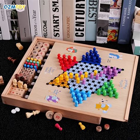 36 In 1 Board Games Set Kids Checkers Flying Checkers Temu