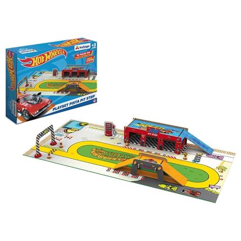 Brinquedo Playset Pit Stop Hot Wheels Xalingo 23265