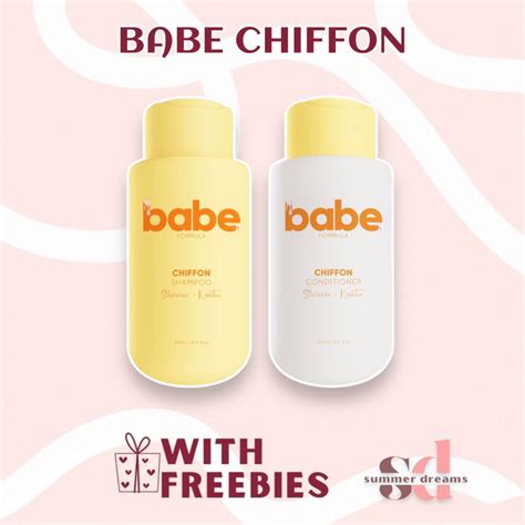 Babe Formula Chiffon Shampoo And Conditioner Ml Shopee Philippines