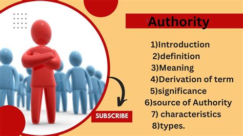 Authority: Meaning, significance, source, characteristics, types ...