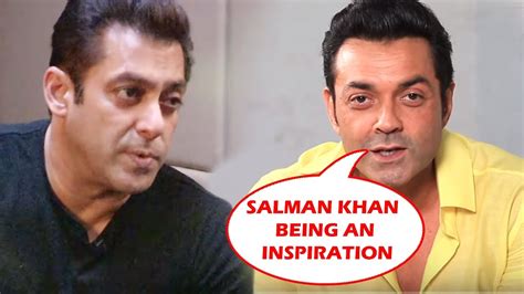 Salman Khan Being An Inspiration Bobby Deol Being Human Foundation