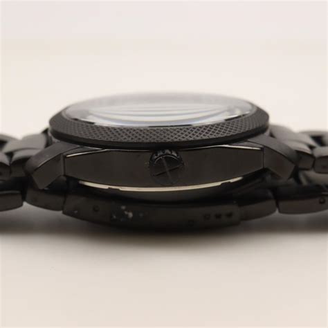Fossil Black Stainless Steel Watch Property Room