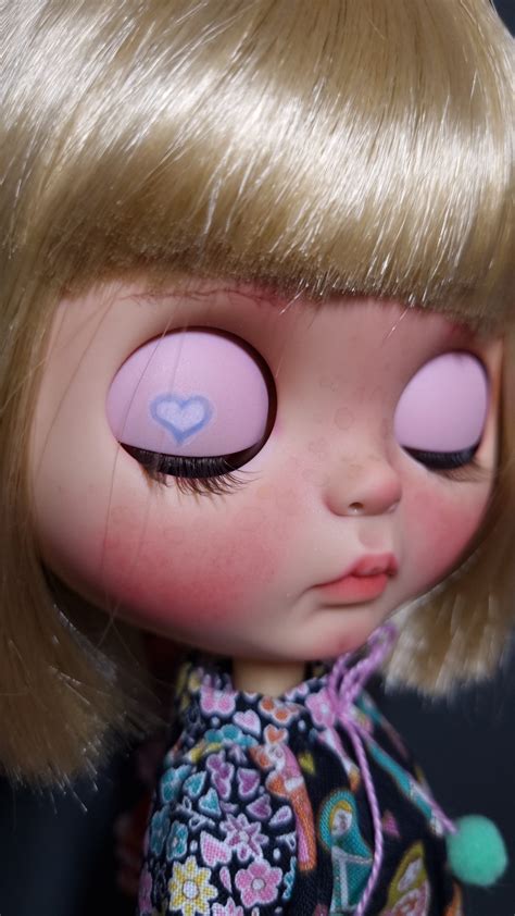Custom Blythe Doll With Short Blonde Hair DailyDoll Shop