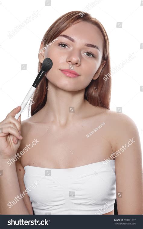 Nude Makeup Beautiful Girl Stock Photo 578271637 Shutterstock