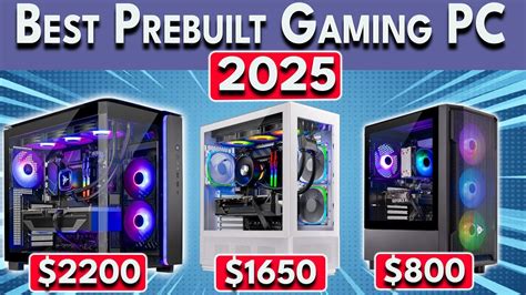 Early 2025 - Prebuilt Gaming PCs - YouTube