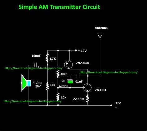 Am Transmitter Circuit Diagram With Explanation