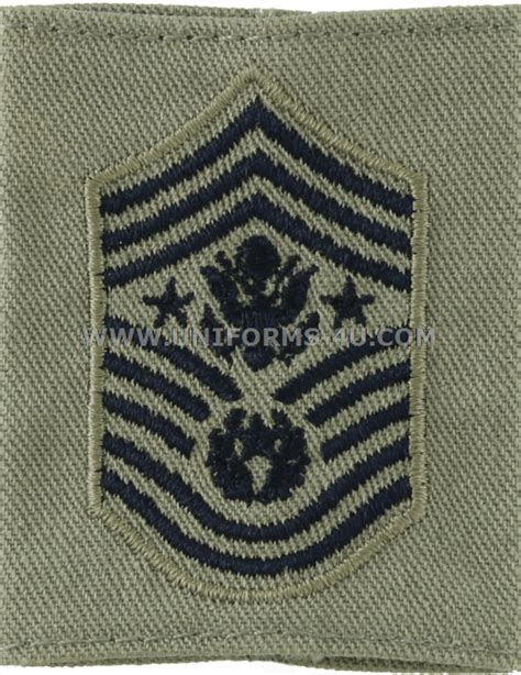 USAF CHIEF MASTER SERGEANT OF THE AIR FORCE OCP/ABU RANK INSIGNIA