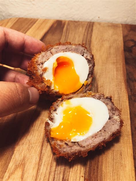 Homemade Runny Scotch Eggs Rfood