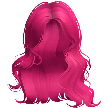 Elegant Layered Wavy Hair Hot Pink Roblox