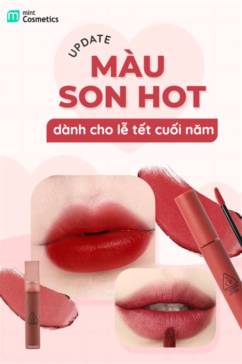 Update màu son hot cho dịp lễ Tết Noel Mint Cosmetics Save The Best For You