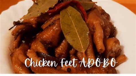 CHICKEN FEET ADOBO ADIDAS EXOTIC FILIPINO DISH YouTube