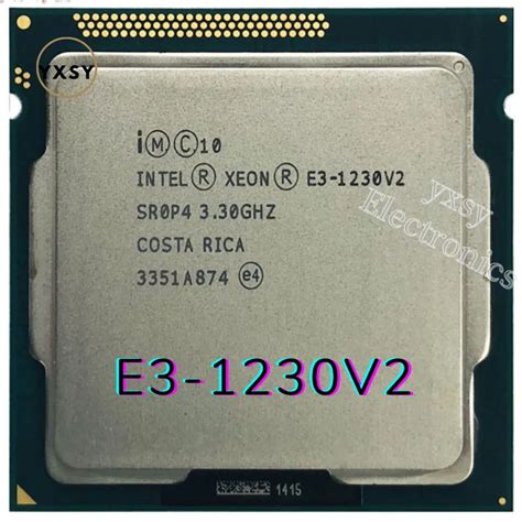Intel Xeon E3 1230v2 CPU 3.3 GHz Quad Core E3 1230 v2 Processor 8M 69W ...