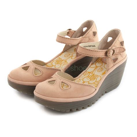 Sandals Fly London Yellow Yuna Nude Pink
