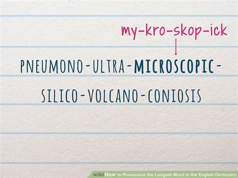 How to Pronounce the Longest Word in the English Dictionary