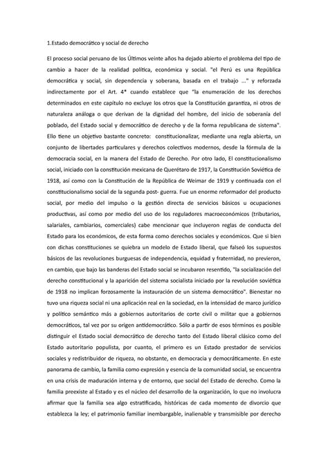 Estado democratico y Social de derecho 1 democrático y social de