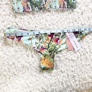 Pilyq Swim Pilyq Flora Smocked Bandeau Bikini Set Nwt Poshmark