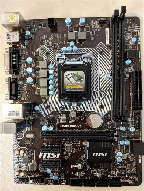 MSI B150M Pro-VD Intel lga 1151 6th/7th gen Motherboard mobo cpu ...