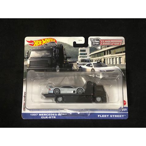 風火輪 hot wheels 汽車文化 運輸車 1997 賓士 mercedes benz clk gtr 精裝 膠胎 蝦皮購物