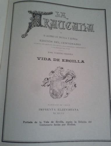 La Araucana Alonso De Ercilla Y Zuñiga Cuotas sin interés