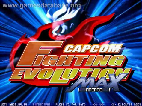 Capcom Fighting Evolution Max - MUGEN - Games Database