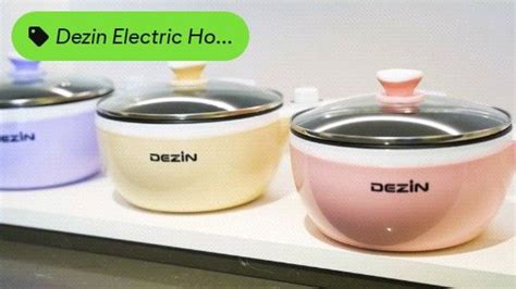 Dezin Electric Hot Pot Upgraded Non Stick Saut Pan Rapid Noodles Cooker L Mini Pot For