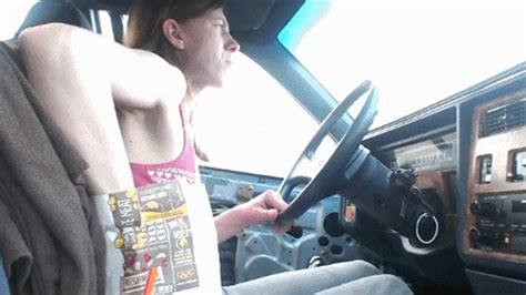 Eating While Driving In Heels And Jeans Then Sneakers And I Got BUSTED WMV Hot Redhead
