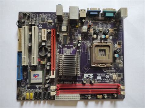 Ecs Elitegroup G T M V Motherboard Ebay