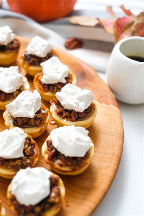 Mini Pecan and Pumpkin Tarts - Reluctant Entertainer