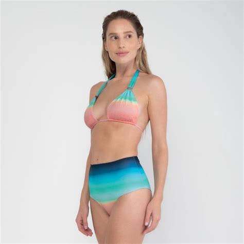 Biqu Ni Calcinha She Hot Pant Estampa Sunset Degad Adulto Em Promo O Centauro