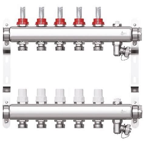 STI Коллекторный блок с расходомерами 5 выходов 1 x 3/4
