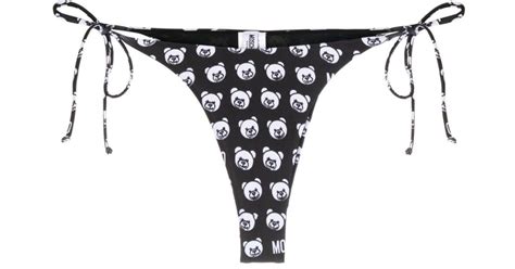 Moschino Teddy Bear Bikini Bottoms In Black Lyst