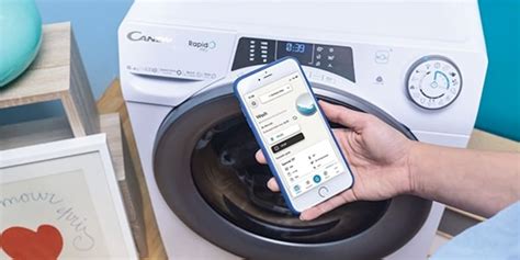 Пералня със сушилня Candy Rapido Pro RPW4966BWMR/1-S, Пране 9 кг/Сушене ...