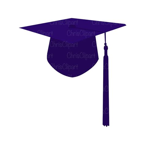 Purple Graduation Cap Svg Clipart Graphic Digital Download Etsy Canada