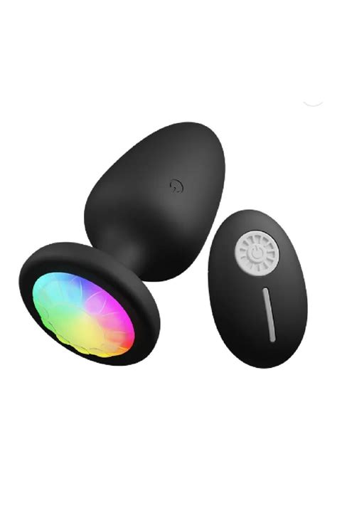 Miu Shopping Frekansl Titre Im Ve Modlu Led Li Uzaktan Kumandal Silikon Anal Plug Ap Nr