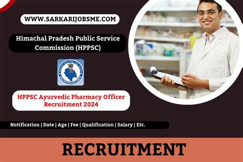 Hppsc Ayurvedic Pharmacy Officer Vacancy Apply Online Form