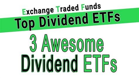 3 Best Dividend Etfs Dividend Aristocrats Etf And 2 More Dividend Etfs