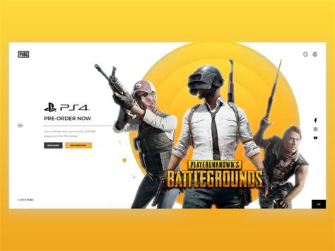 Pubg Web Interface In 2024 Game Card Design Web Layout Design