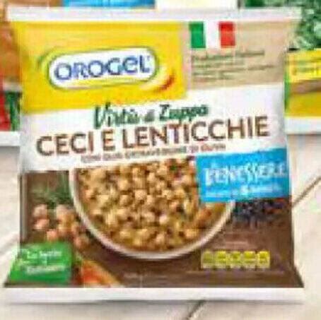 VIRTÙ DI ZUPPA CECI E LENTICCHIE IL BENESSERE OROGEL surgelata 500 g