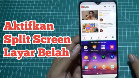 CARA Mengaktifkan Layar Belah Split Screen HP OPPO Realme YouTube