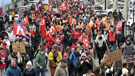 Réforme Des Retraites Plus De 10000 Manifestants à Carcassonne Près De 8000 à Narbonne Et