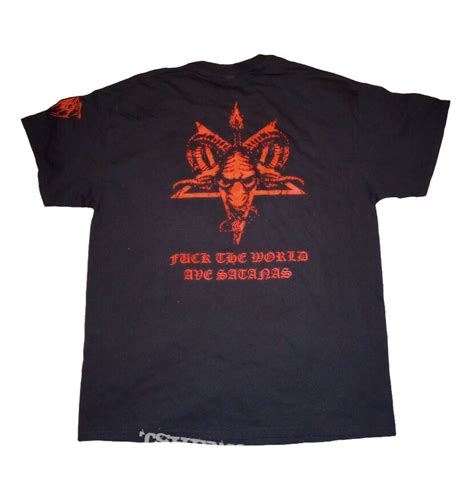 Anal Blasphemy Fuck The World Ave Satanas TShirtSlayer TShirt And BattleJacket Gallery
